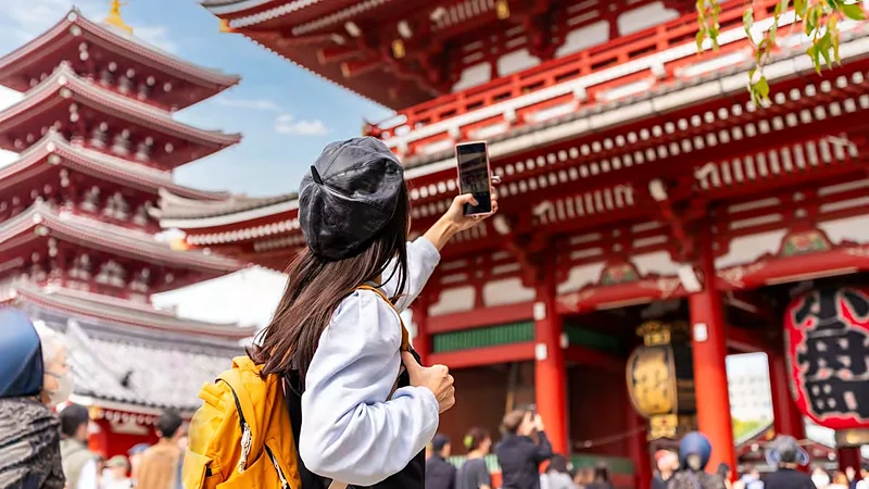 La puerta del templo Senso-ji, en Tokio